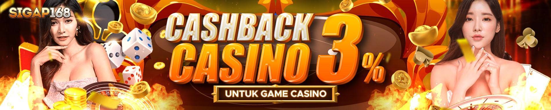 bonus sigap168 cashback casino 0.3% 